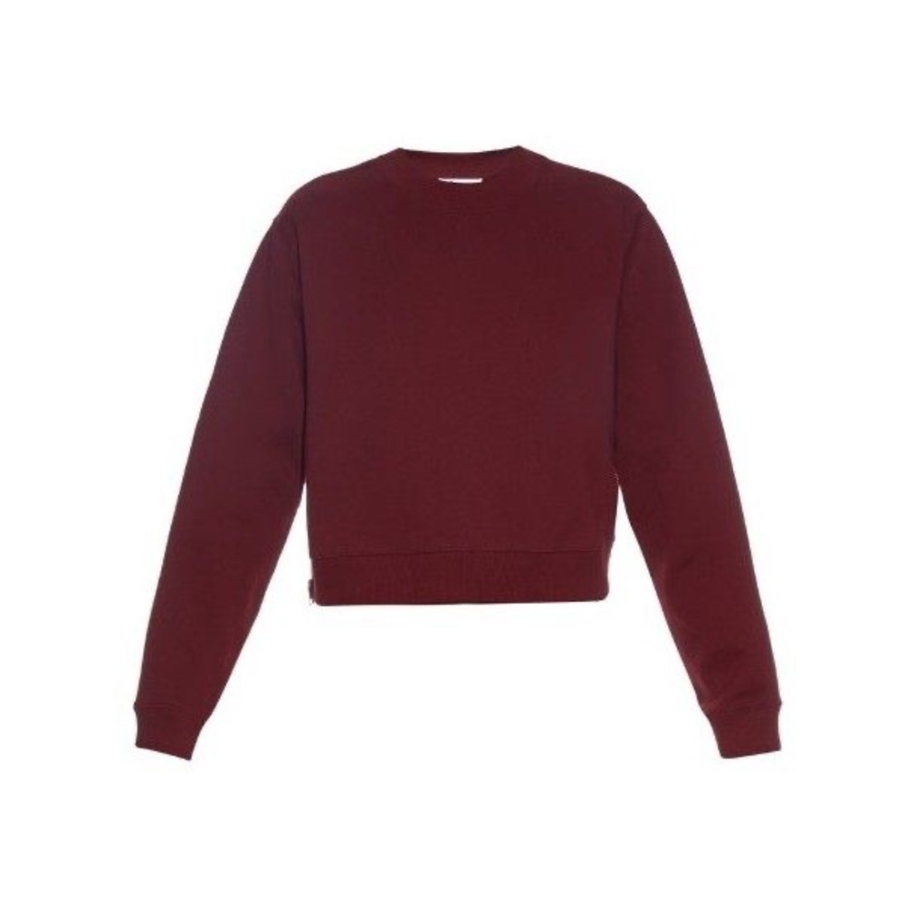Acne Studios Bird U Fleece Sweatshirt in Burgundy - Size XS